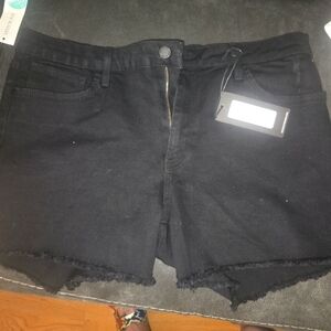 Just Black Women's Dark Jean Shorts